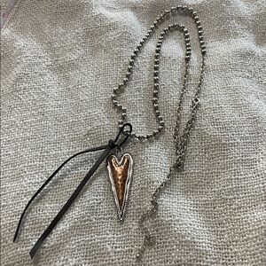 Silver Heart Pendant Necklace